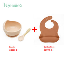 Load image into Gallery viewer, Baby Feeding Silicone Bowl Set
